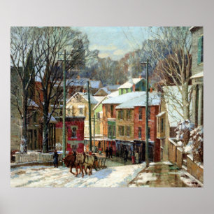 Mulhaupt - Winter in Gloucester Poster