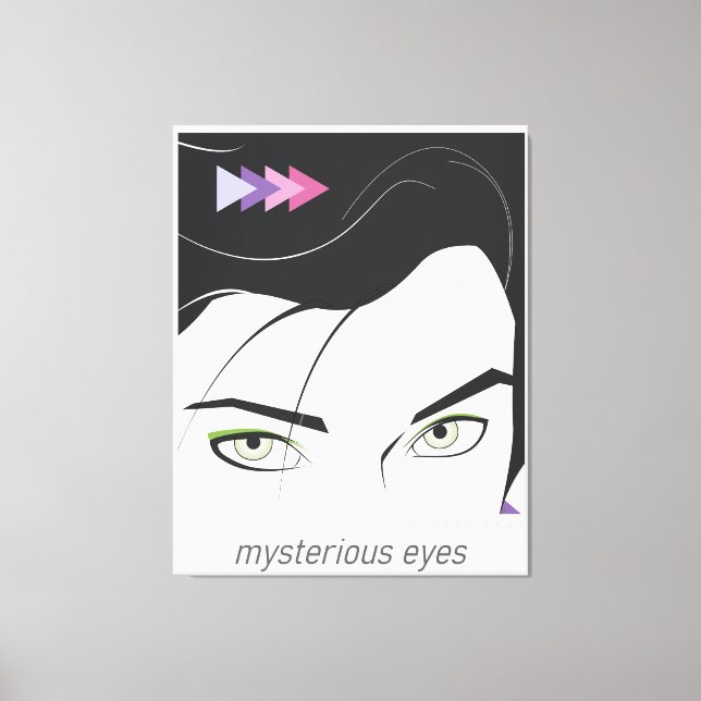 Mulher com Olhos Misteriosos Leinwanddruck (Vorderseite)
