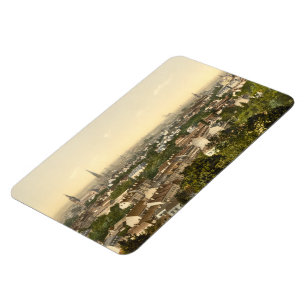 Mulhouse aus dem Süden, Elsass, Frankreich Magnet