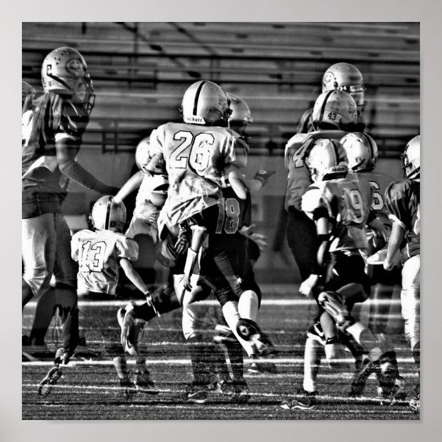 Mulit-exposure Football Poster (Vorne)