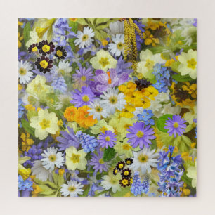 MULITCOLORED FLORAL HINTERGRUNDPATTER