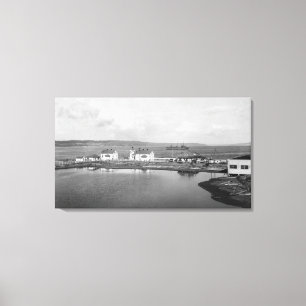 Mulkilteo, WA - Leuchtturm-Ansicht-Fotografie Leinwanddruck