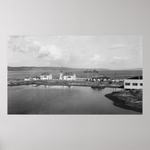 Mulkilteo, WA - Leuchtturm-Ansicht-Fotografie Poster