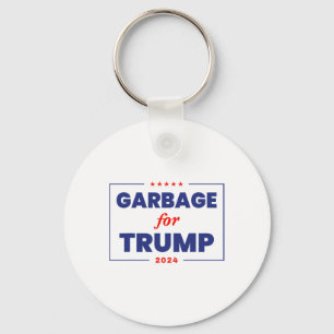 Müll für Trump 2024 Funny Trump Unterstützer 1 Schlüsselanhänger