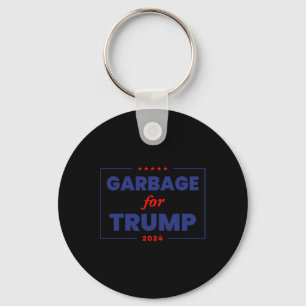 Müll für Trump 2024 Funny Trump Unterstützer 1 Schlüsselanhänger