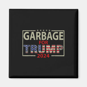Müll für Trump 2024-T-Shirts - Trump-Unterstützer Magnet
