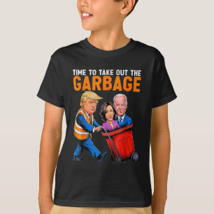 Müll für Trump 2024 Witzige Zeit, Garb auszuziehen T-Shirt