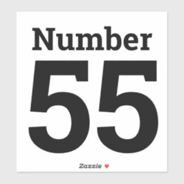 Müll kann Mülltonnen bis zu zweistelligen Ziffern  Aufkleber