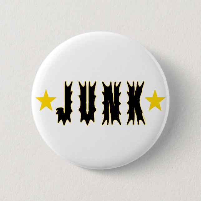 Müll-Knopf Button (Vorderseite)