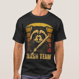 Müll-Team Pandas Waschbär-Tier-Müll-Gang T-Shirt