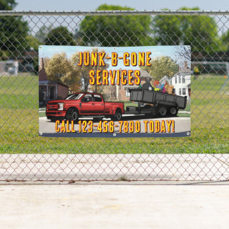 Müllabfuhr-Service-Werbung anpassen Banner