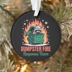 Müllcontainer-Feuer-Reaktionsteam Weihnachten Wasc Ornament
