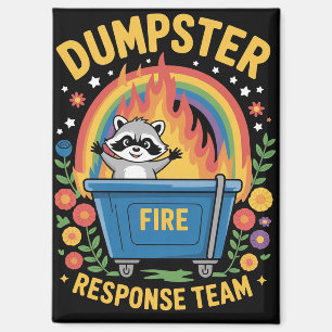 Müllcontainer-Feuer-Response-Team Sarkasmus-Meme L Magnet