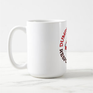 Müllcontainer-Feuerwehr Kaffeetasse