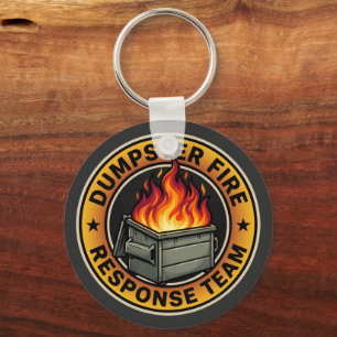 Müllcontainer-Feuerwehr Schlüsselanhänger
