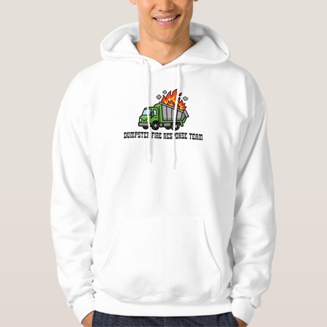 Müllcontainer-Feuerwehr-Team Hoodie (Vorderseite)