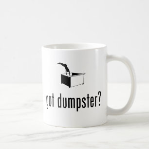 Müllcontainer-Tauchen Kaffeetasse