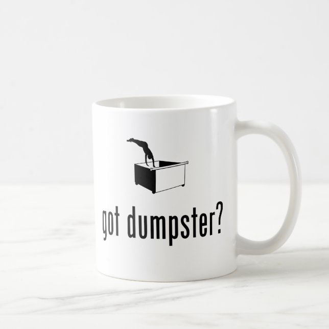 Müllcontainer-Tauchen Kaffeetasse (Rechts)