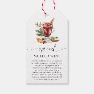 Mulled Wein Rezept Kit Weihnachten Geschenkanhänger
