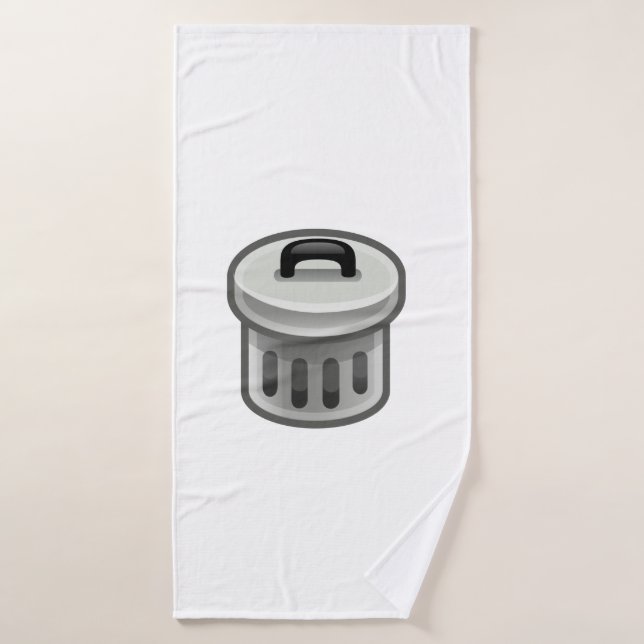 Mülleimer Badehandtuch (Badehandtuch)