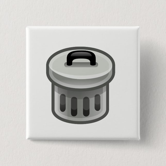 Mülleimer Button (Vorderseite)