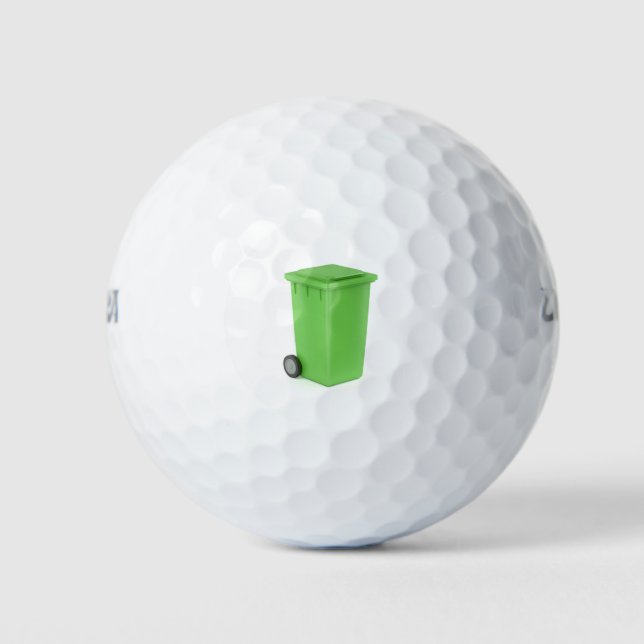 Mülleimer Golfball (Vorderseite)