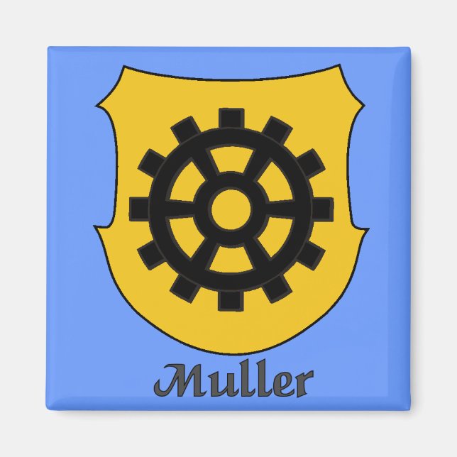 Muller Family Shield Magnet (Vorne)