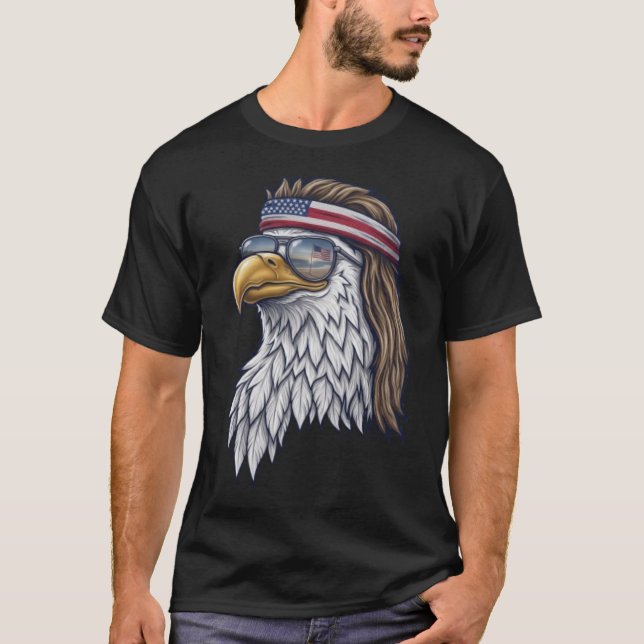 Mullet der Freiheit  T-Shirt (Vorderseite)