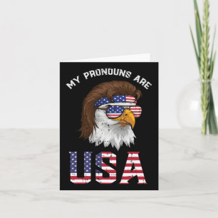 Mullet Eagle meine Pronos USA 4. Juli Männer Fraue Karte