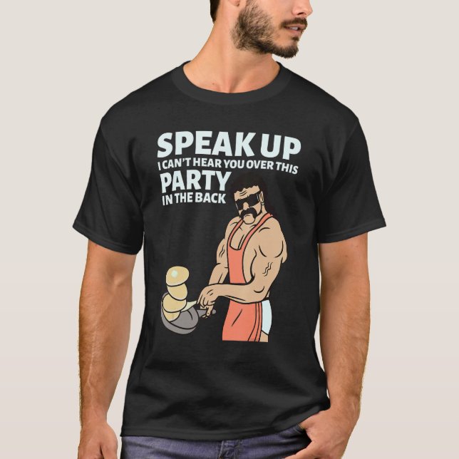 Mullet redet auf, ich kann dich nicht über dieses  T-Shirt (Vorderseite)