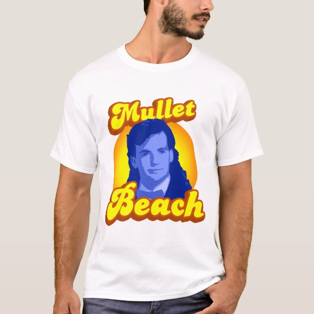 Mullet Strand T-Shirt (Vorderseite)