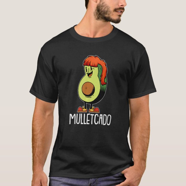 Mulletcado Southern Hairdo Pride Redneck Mullet T-Shirt (Vorderseite)