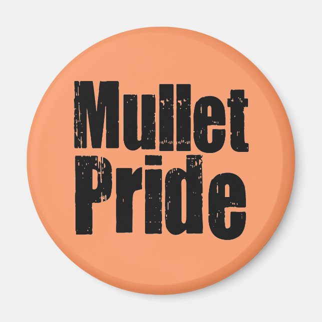 Mullets-Regel Magnet (Vorne)
