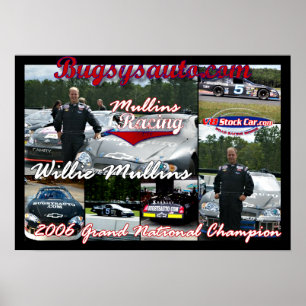 Mulling Racing Collage Poster