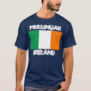 Mullingar, Irland mit irischer Flagge T-Shirt