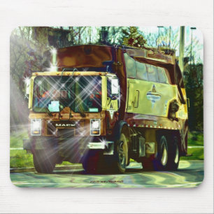 Müllkippe für Lkw-Fahrer Mousepad