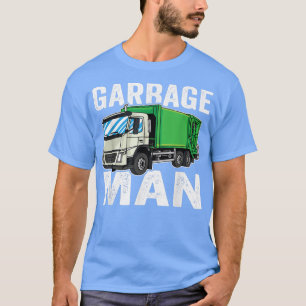 Müllmann mit Müllwagen T-Shirt