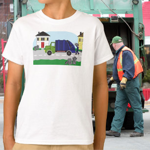 Mülltag ist der beste Tag!" - Fun Garbage Truck! T-Shirt