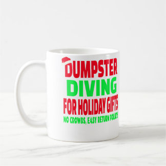 Mülltaucher-Weihnachtsmann-Mütze Kaffeetasse
