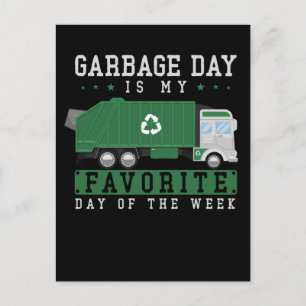 Müllwagen Kids Boys Recycelnd LKW Postkarte
