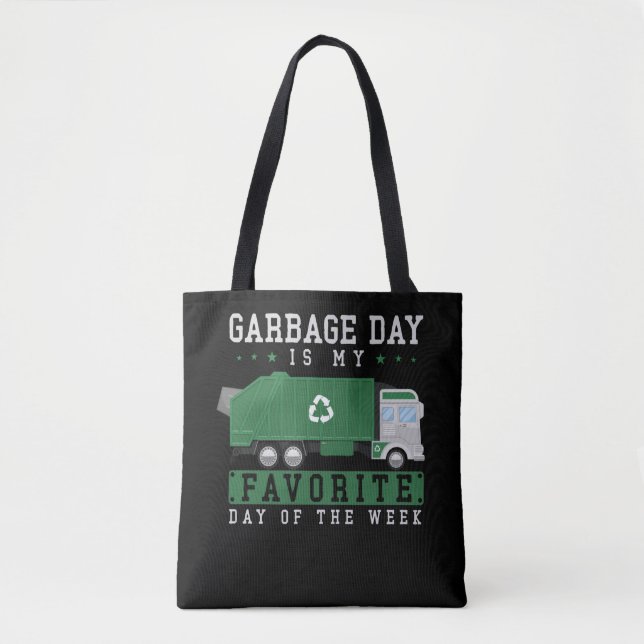 Müllwagen Kids Boys Recycelnd LKW Tasche (Vorderseite)