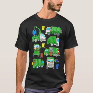 Müllwagen kippen Müllwagen T-Shirt
