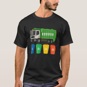 Müllwagen LKW Abfall Recycling Liebhaber Abfall T-Shirt