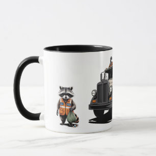 Müllwagen Panda Tasse