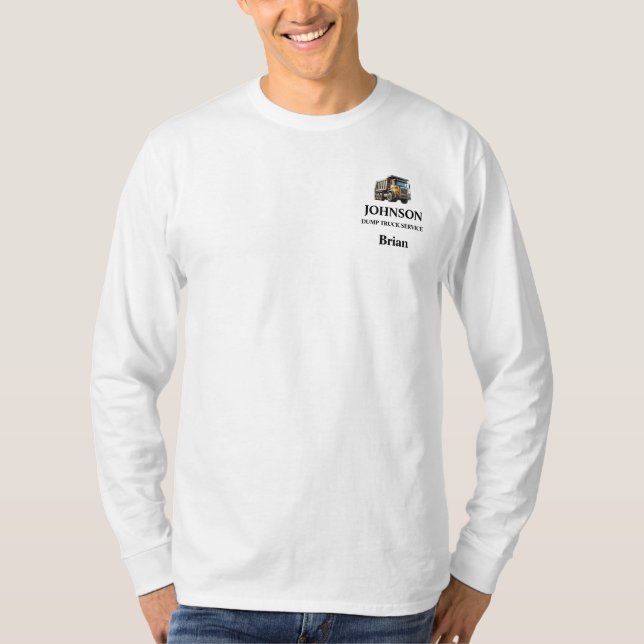 Müllwagen-Service T-Shirt (Vorderseite)