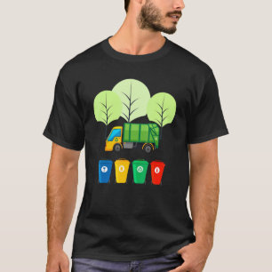 Müllwagen Wiederverwendung Recycle Müll 2 T-Shirt