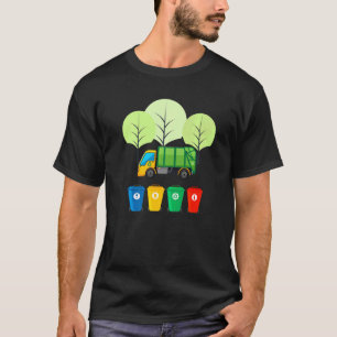 Müllwagen Wiederverwendung Recycle Müll T-Shirt