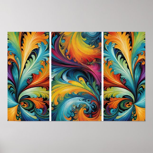 Multi-Abstrakt Poster (Vorne)