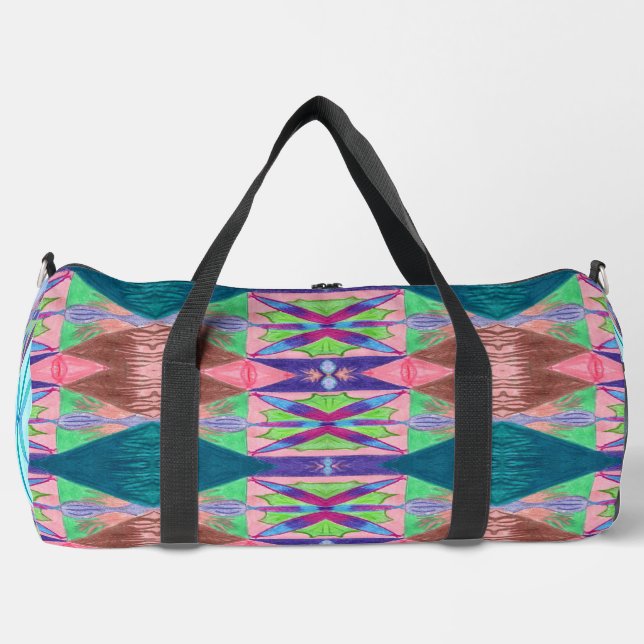 Multi-C/M-Blaze auf einem Doppelbeutel Duffle Bag (Vorderseite)