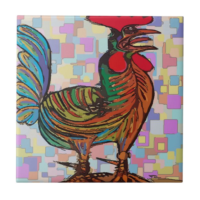 Multi Color Dutch Delft Look Tile Fliese (Vorderseite)